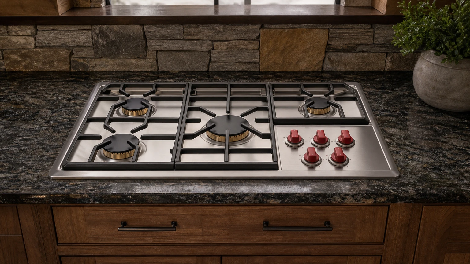 Built-in cooktop diagnostic visit in the service area